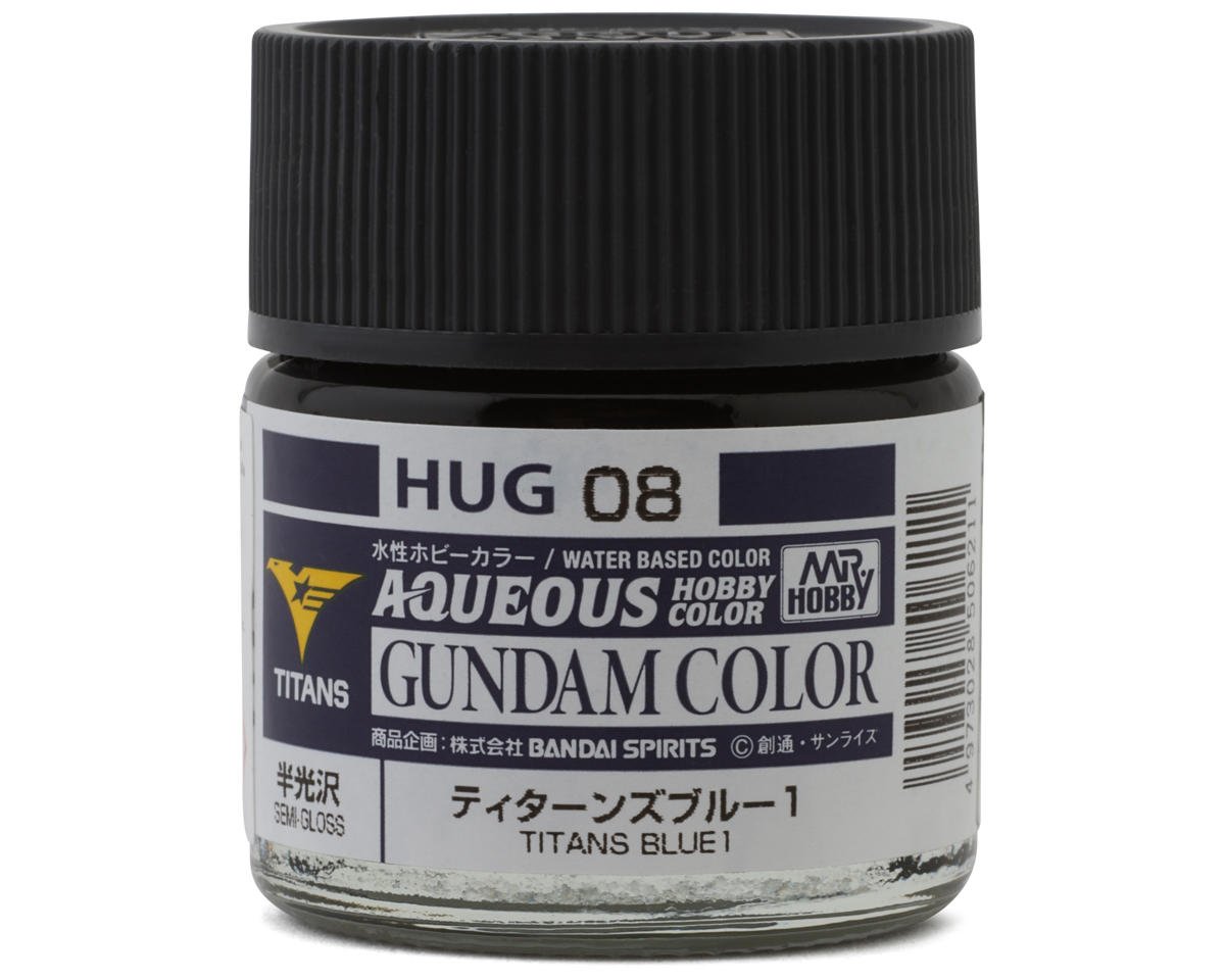 GSI CREOS HUG08 Mr. Hobby "Aqueous Gundam Color" Acrylic paint (Titans Gundam Blue 1) (10ml)