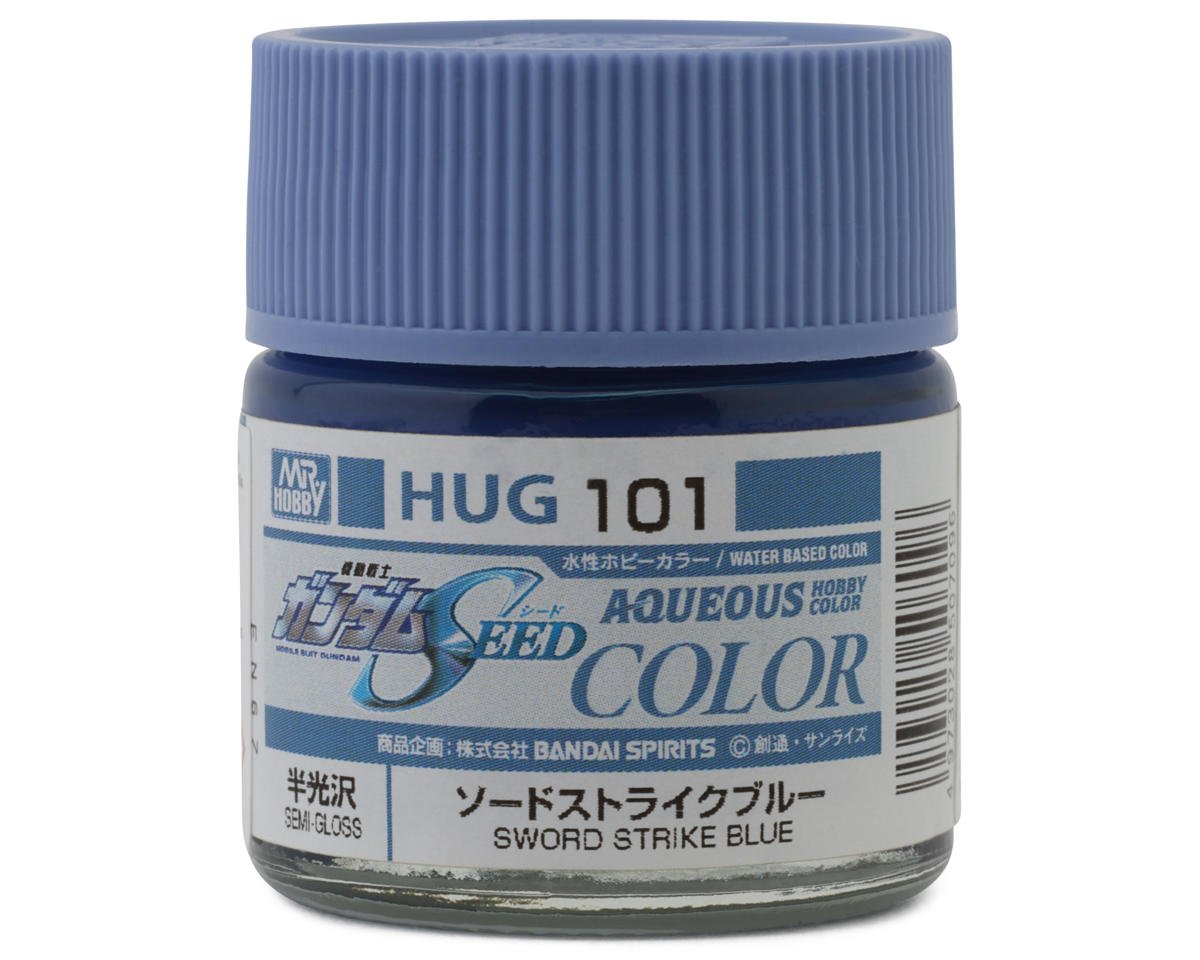 GSI CREOS HUG101 Mr. Hobby "Aqueous Gundam Color" Acrylic paint (Sword Strike Gundam Blue) (10ml) (Semi Gloss)
