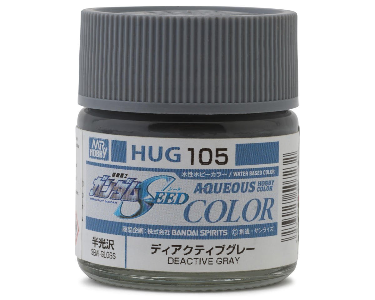 GSI CREOS HUG105 Mr. Hobby "Aqueous Gundam Color" Acrylic paint (Deactive Gundam Grey) (10ml) (Semi Gloss)