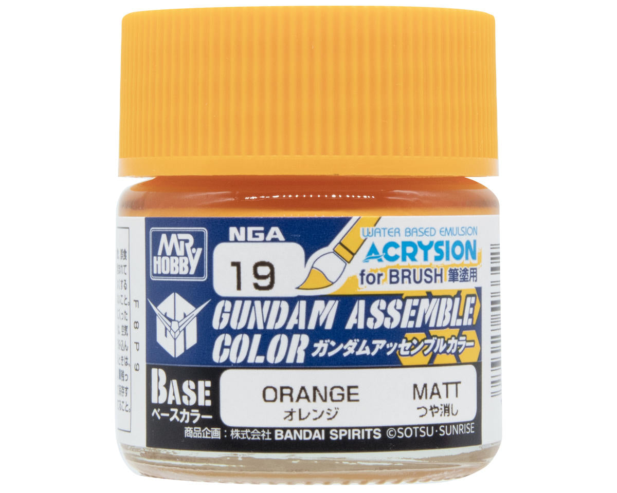 GSI CREOS NGA19 Mr. Hobby Gundam Assemble Color Base Acrysion Acrylic Paint (Orange)