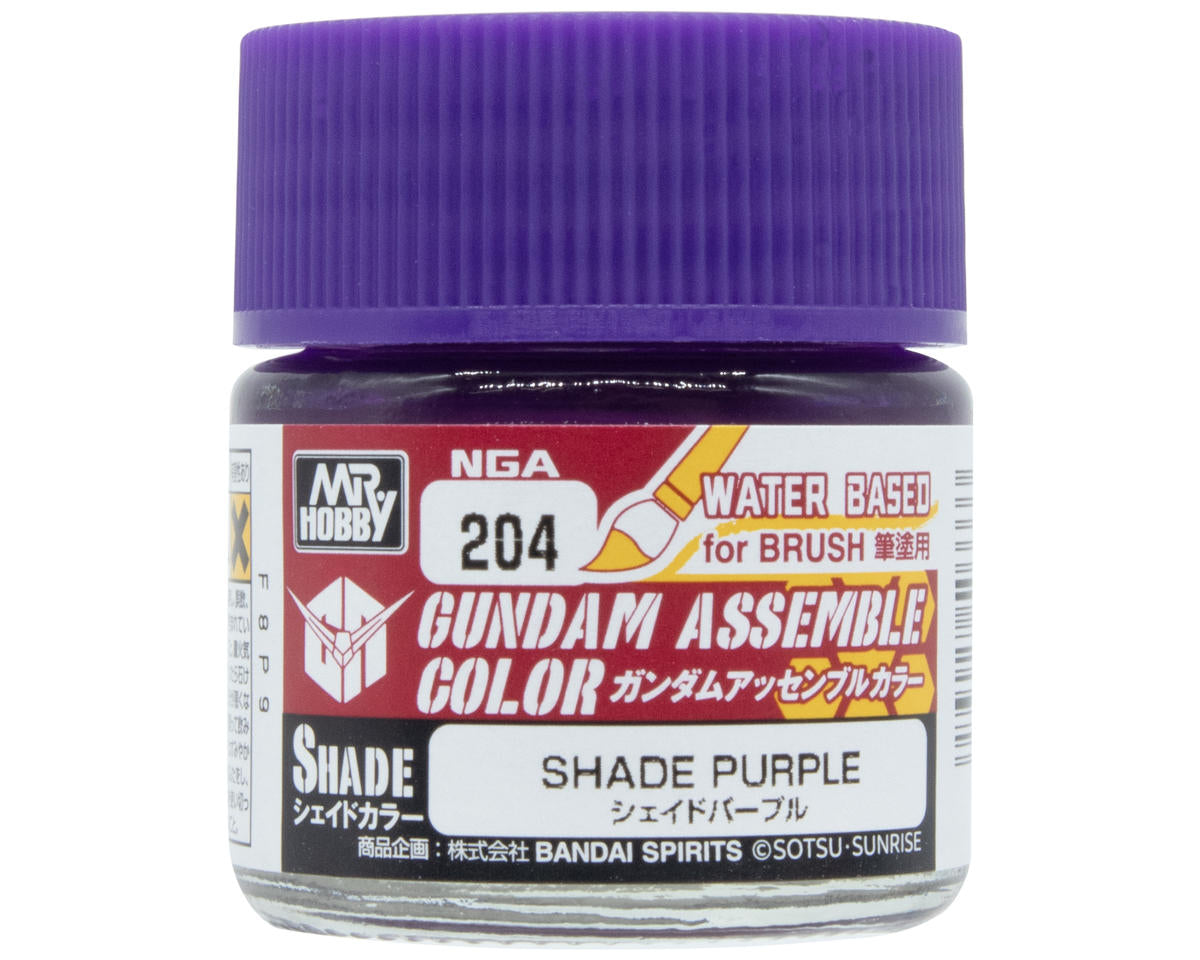 GSI CREOS NGA204 Mr. Hobby Gundam Assemble Color Shade Acrylic Paint (Shade Purple)
