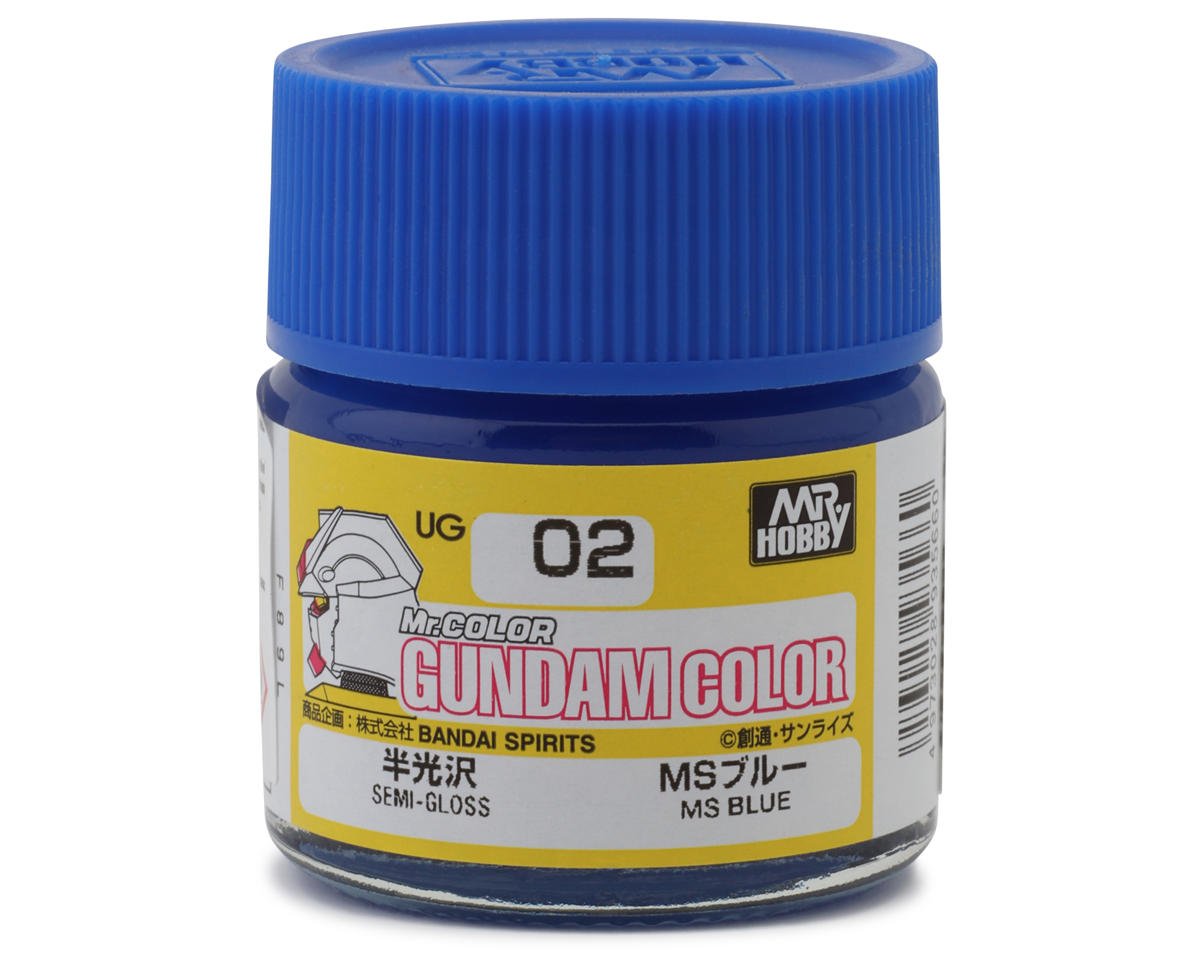 GSI CREOS UG02 Mr. Hobby "Gundam Color" Acrylic paint (MS Gundam Blue) (10ml) (Semi Gloss)