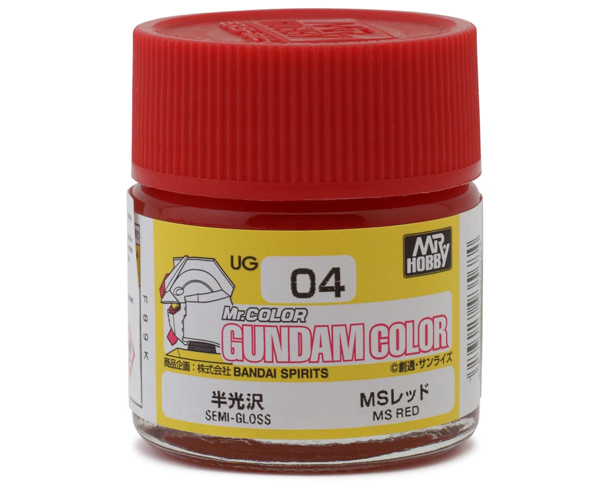 GSI CREOS UG04  Mr. Hobby "Gundam Color" Acrylic paint (MS Gundam Red) (10ml) (Semi Gloss)