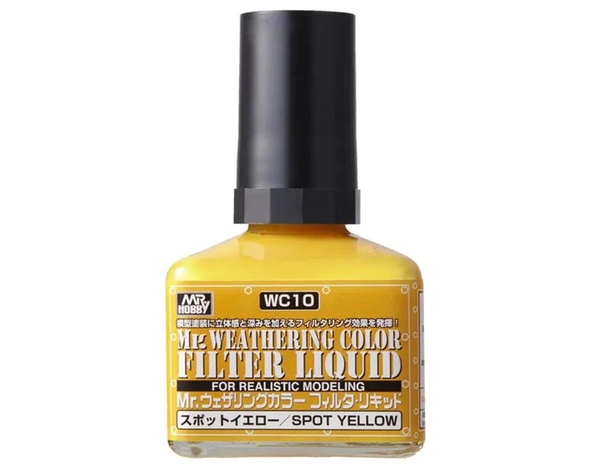 GSI CREOS WC10 Mr. Hobby WC10 Mr. Weathering Color Filter Liquid Yellow