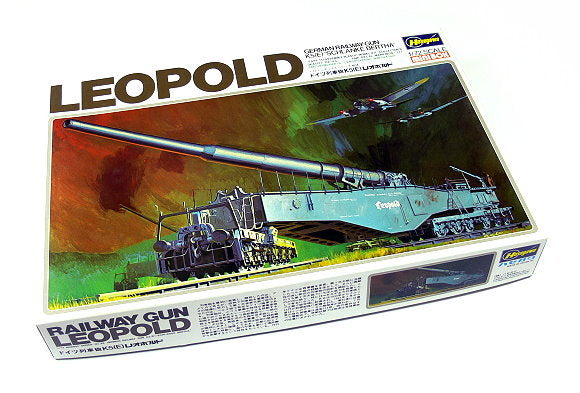 HASEGAWA 31028 1/72 Railway Gun Leopold K5E 2"Schlanke Bertha"