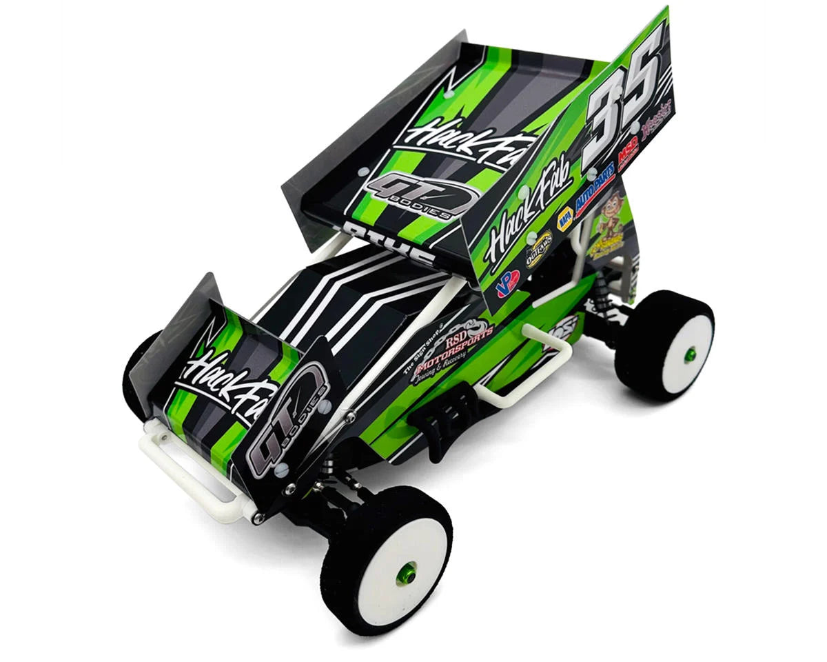 HackFab HFB02045 Losi Mini-B Bolt-On Sprint Car Lexan Body Kit (Clear)