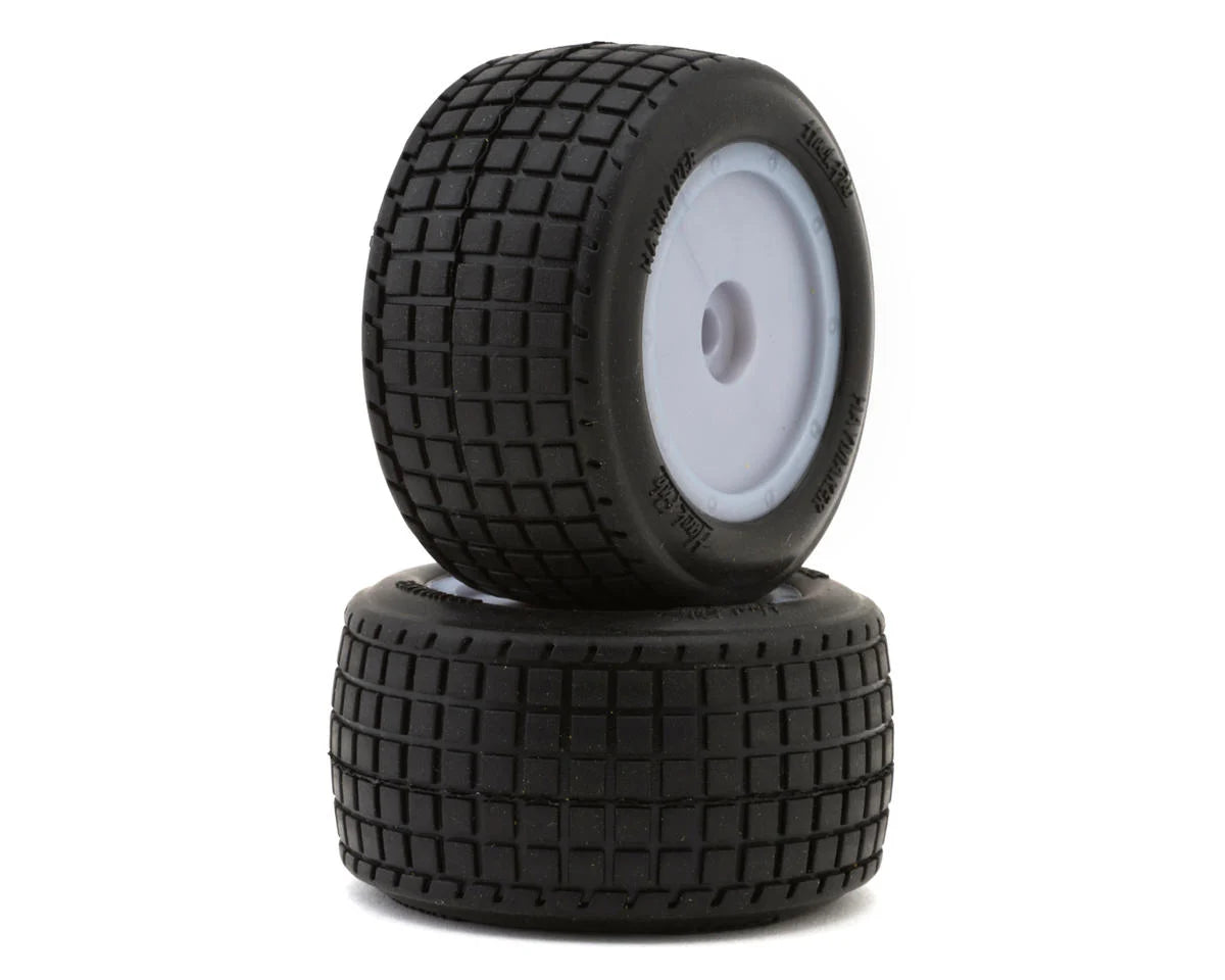 HackFab HFB06001MS Losi Mini B/T 2.0 Haymaker Rear Pre-Mounted Mini Oval Tires (Super Soft)
