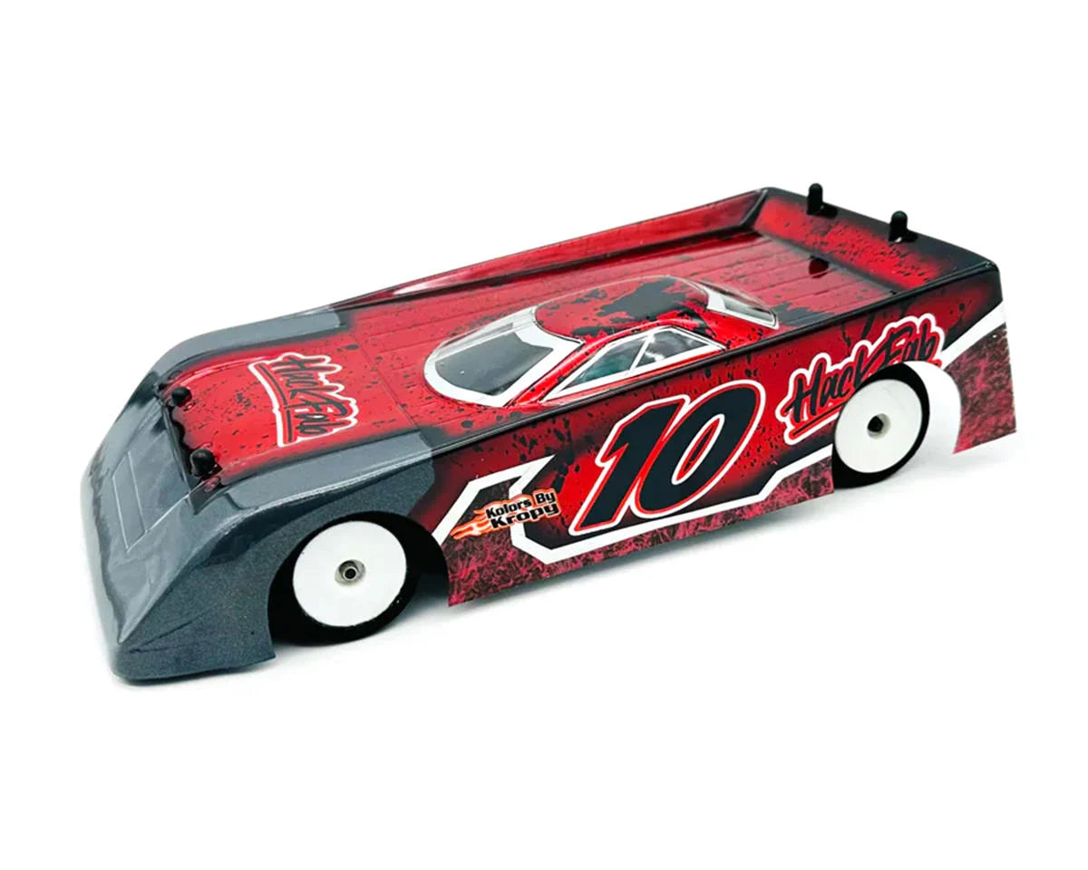 HackFab HFB20201 Losi Micro-B 1/18 Outlaw Wedge Late Model Body (Clear) (146.05mm WB) (Oval/Omni Conversions)