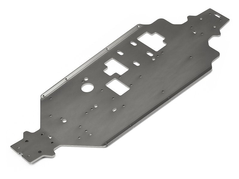 HPI 107879 Gunmetal Main Chassis, for the WR8 (3mm)
