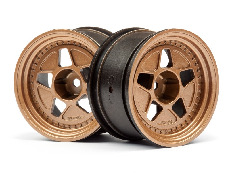 HPI 116536 Tarmac R40 Wheel, Bronze, 52X31mm, 15mm Offset, (2pcs) RS4 Sport 3