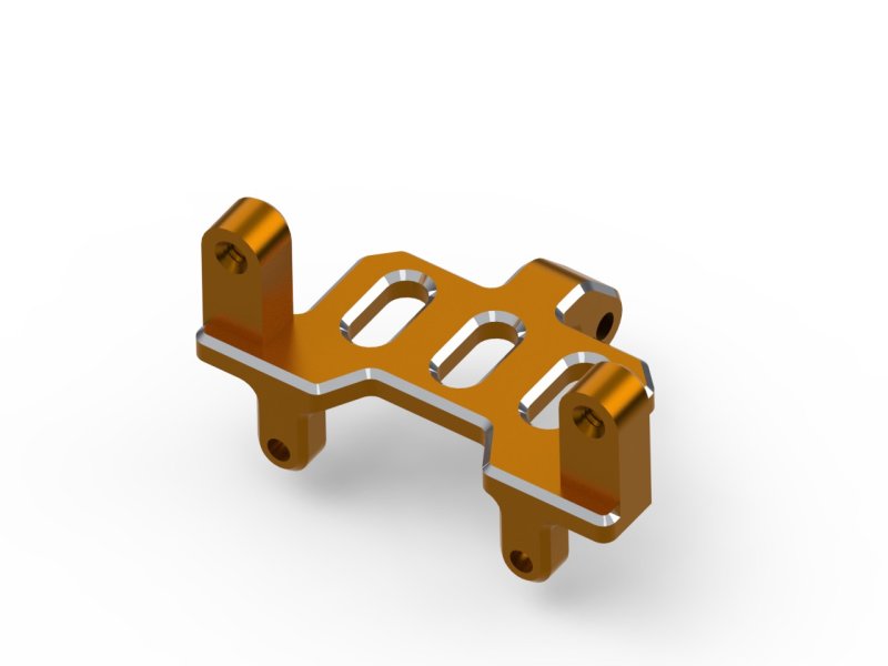 HPI 161156 Aluminum Steering Servo Mount (Orange), for Venture18