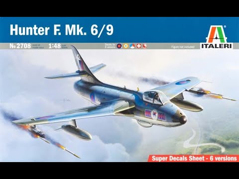 ITALERI 2708 552708 1/48 Hawker Hunter FMK6/9