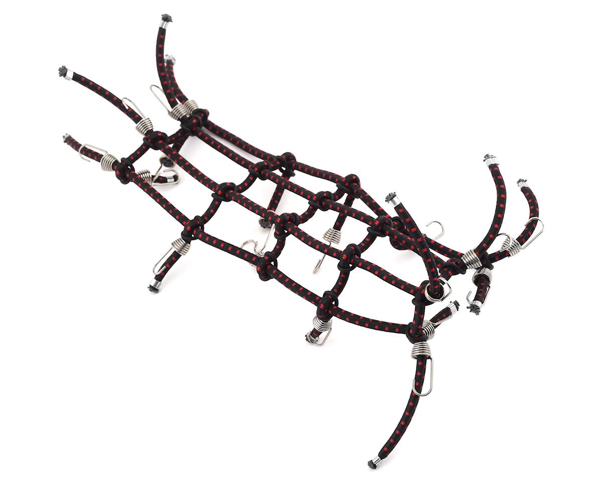HOT RACING ACC468N02 1/10 Scale Cargo Net (Black/Red)
