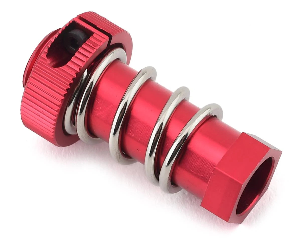 HOT RACING AON48A02 Arrma 1/8 Servo Saver Tube w/Clamping Nut Set (Red)