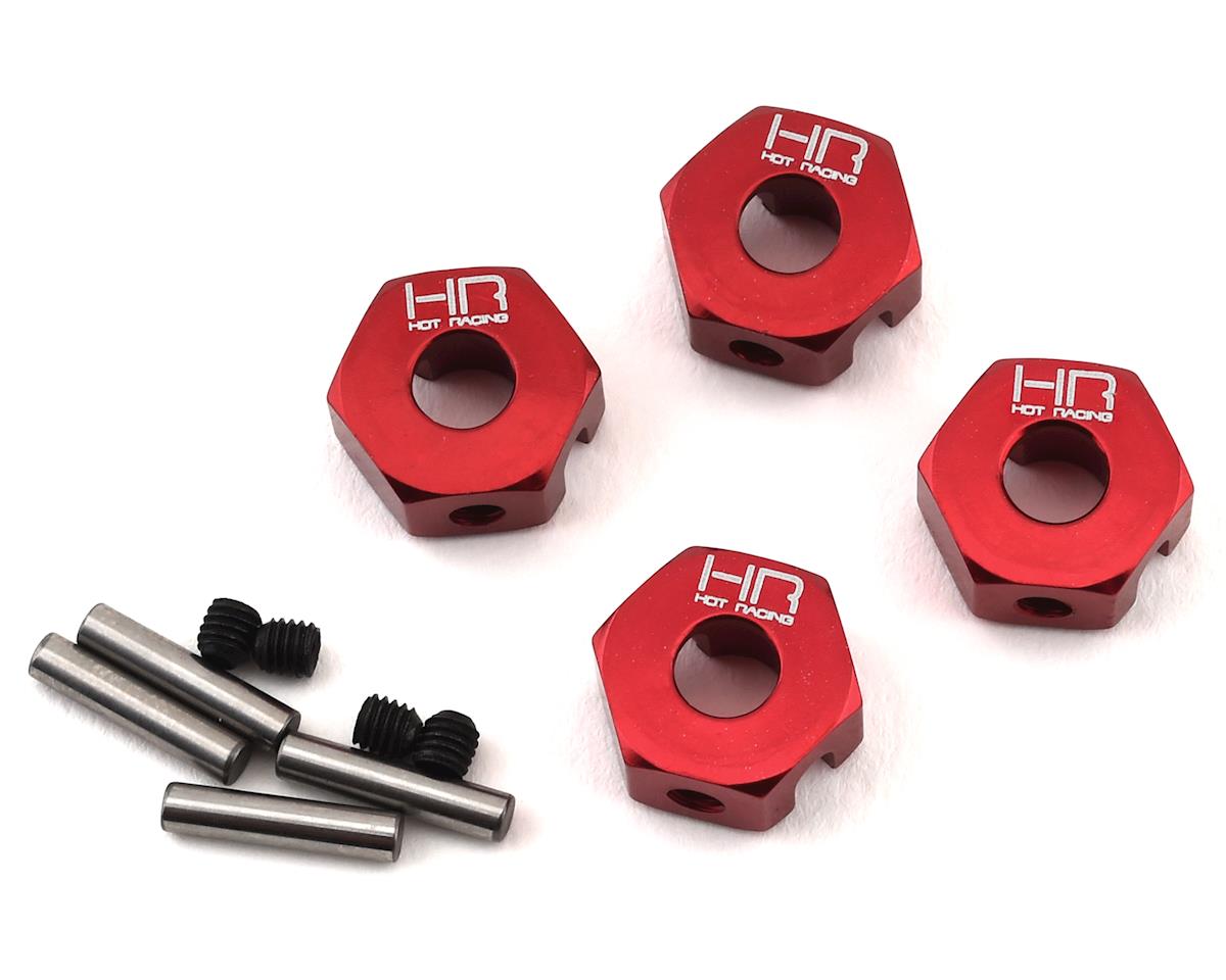 HOT RACING ATF10A02 Arrma Granite/Senton Aluminum 12mm Wheel Hub Adapter (4)