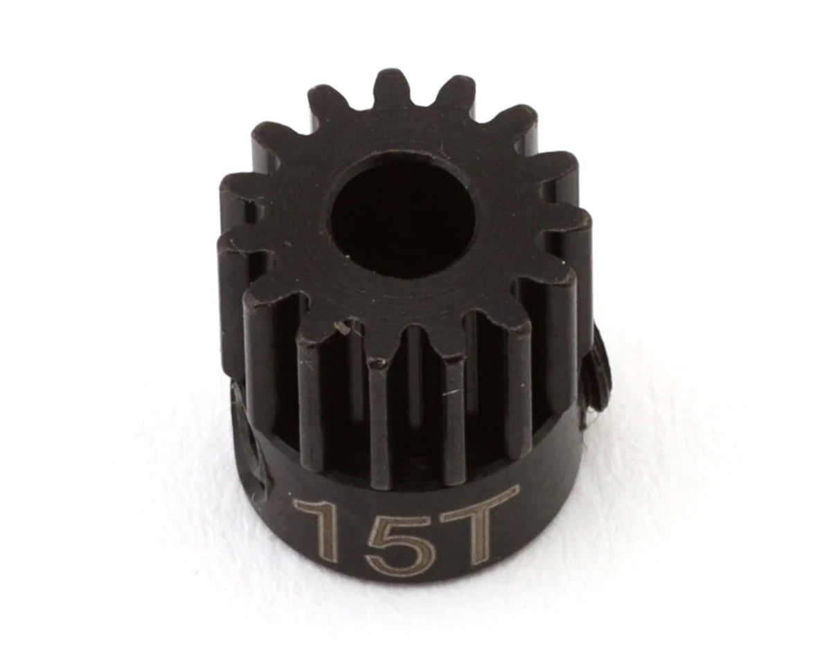 HOT RACING CSG15M05 Mod 0.5 Hard Blackened Steel Pinion Gear (3.17mm Bore) (15T)