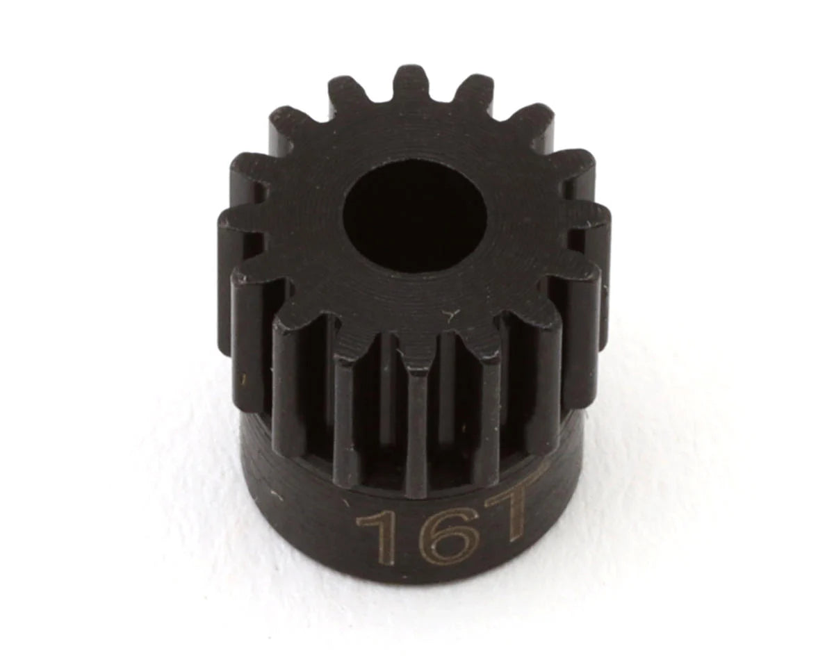 HOT RACING CSG16M05 Mod 0.5 Hard Blackened Steel Pinion Gear (3.17mm Bore) (16T)