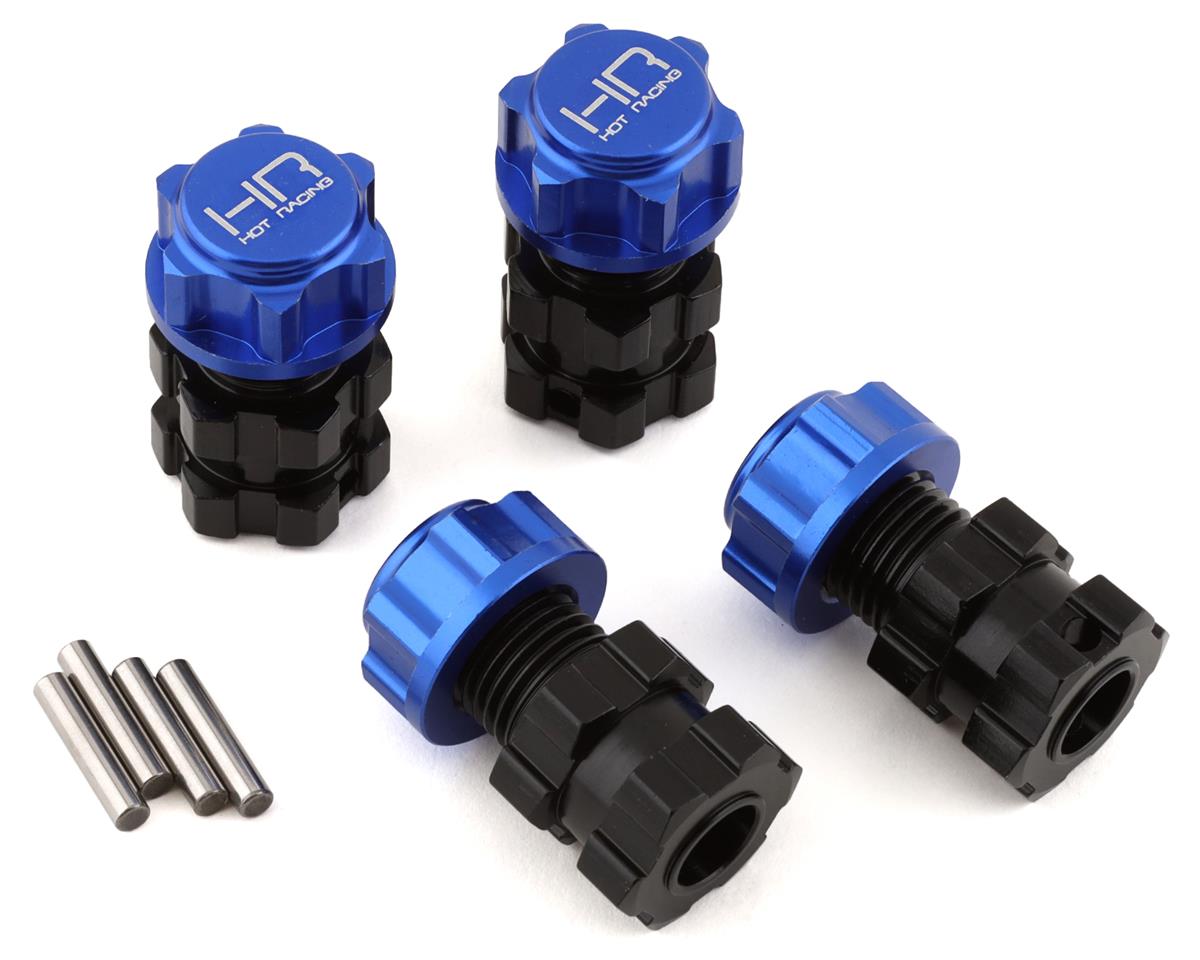 HOT RACING ERVT10W Traxxas E-Revo 2.0 Aluminum +10mm Splined 17mm Hex (4)