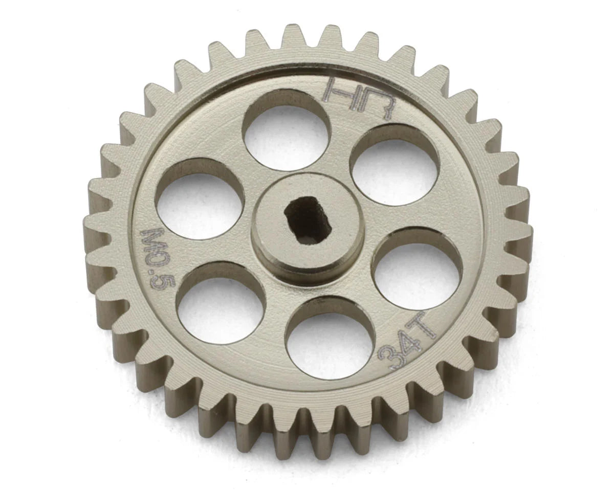 HOT RACING LMCB34HM05 Losi Micro-B Aluminum Speed-Run Spur Gear (34T)