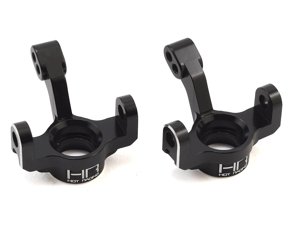 HOT RACING LTN2101 LaTrax Rally Aluminum Steering Knuckle Set (Black)