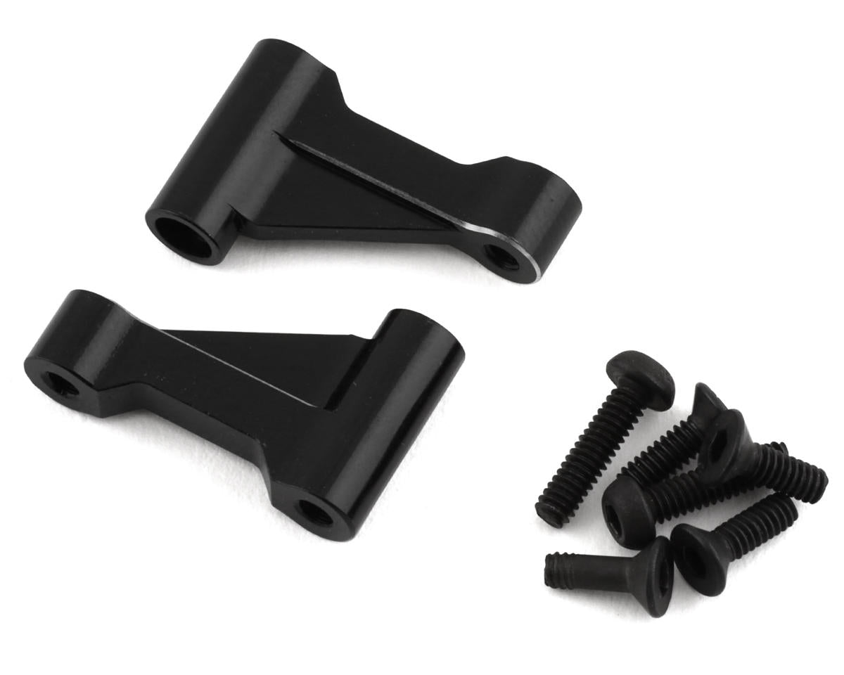 HOT RACING MTT12P01 Losi Mini-T 2.0 Aluminum Front Bulkhead Support (Black)