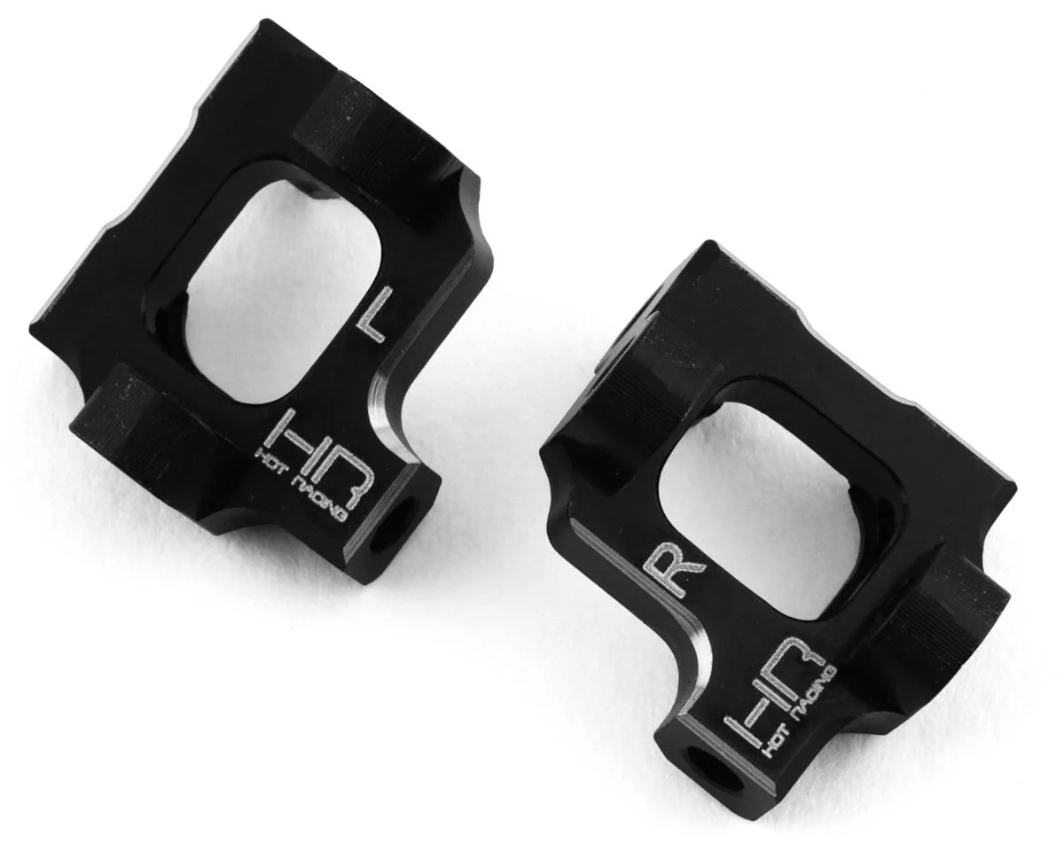 HOT RACING MTT1901 Losi Mini-T-B 2.0 Aluminum 0° Caster Blocks (Black)