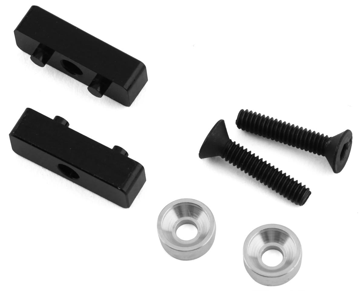 HOT RACING MTT24VX01 Losi Mini-T 2.0 Aluminum Savox Servo Mount Spacer (Black)
