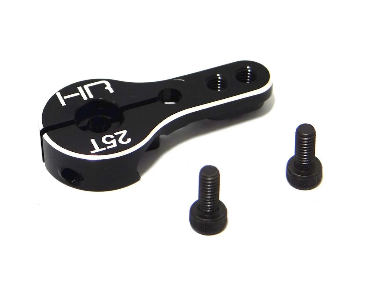 HOT RACING SHM25M01 2-Hole Aluminum Locking Servo Arm (25T-ProTek/Futaba/Savox)