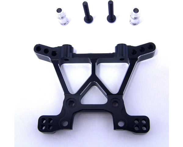 HOT RACING SLF2801 Black Aluminum Front Shock Tower for Traxxas 4x4 Slash