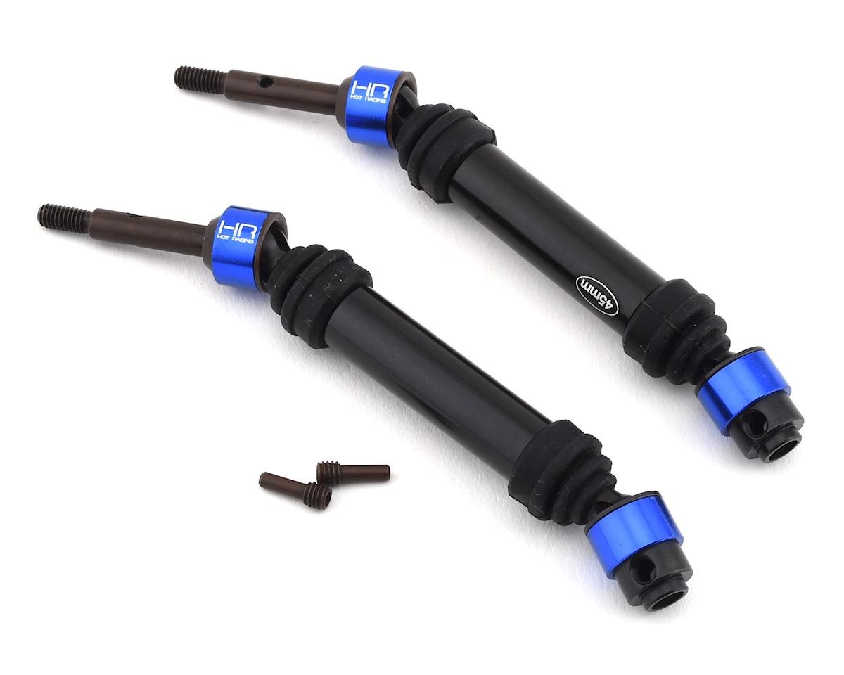 HOT RACING SLF288RCR Rear Light Weight Metal CV Splined Drive Shafts for Traxxas Slash 4x4