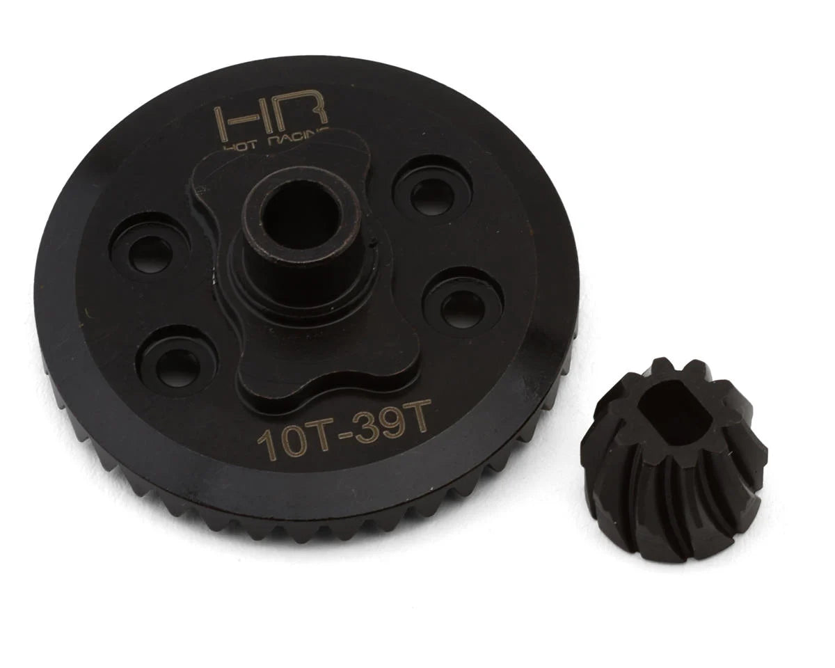 HOT RACING SMXRT9390R Steel Helical Ring & Pinion Gears Set for Traxxas® Mini XRT® (39T/10T)