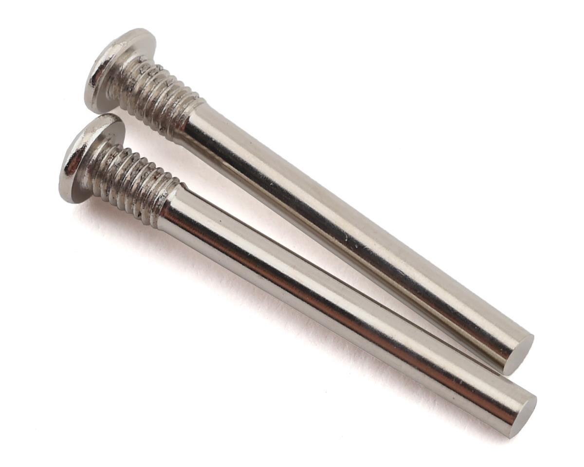 HOT RACING STE04HP Hardened Chrome Plated Caster Block King Pin Set (2) for Traxxas 2WD