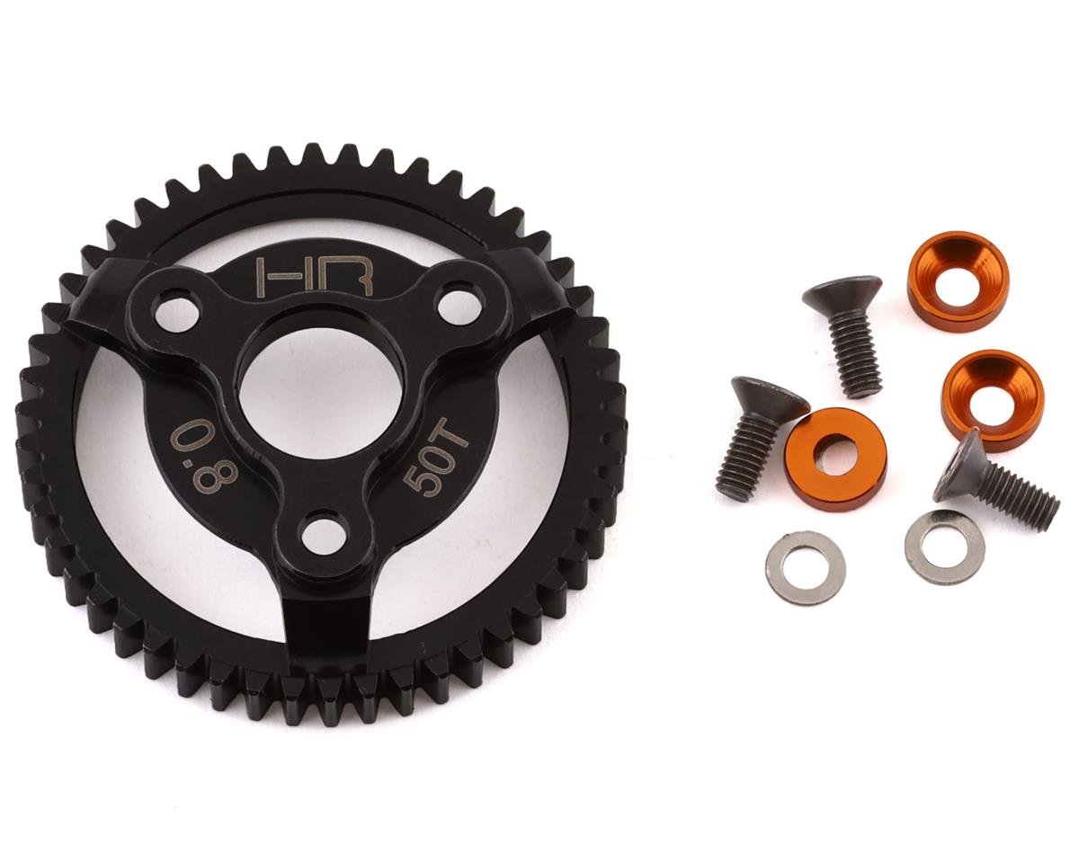 HOT RACING STE250 32P Steel Spur Gear for Traxxas Bandit/Stampede (Orange) (50T)