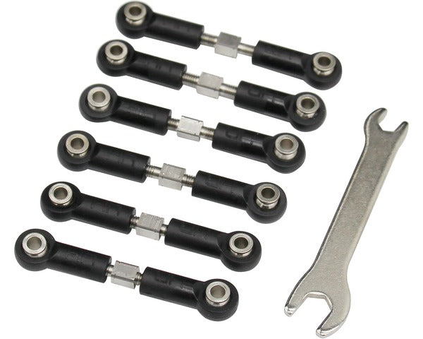HOT RACING TRF160 Stainless Steel Turnbuckle Kit for Traxxas 4 Tec 2