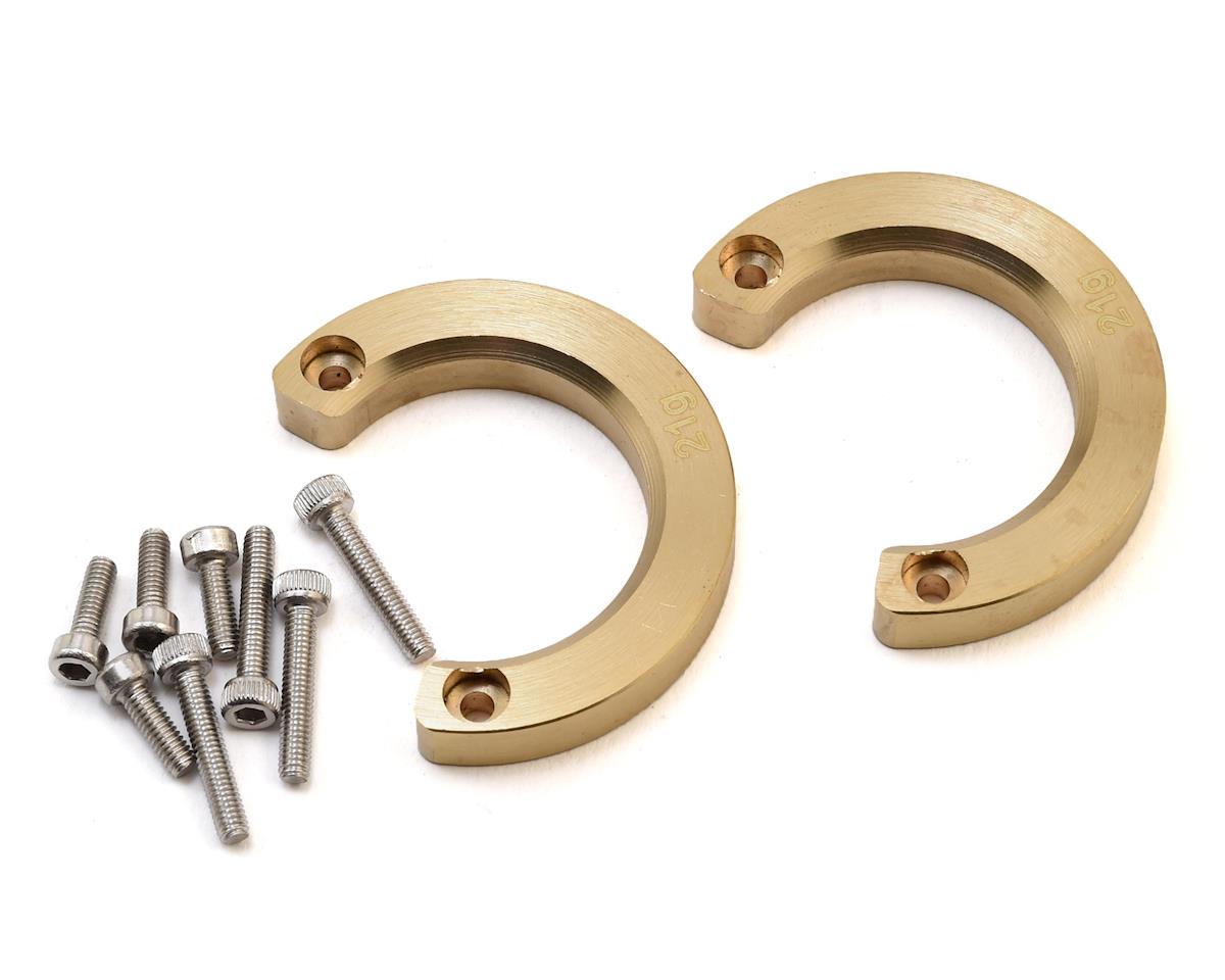HOT RACING TRXF21HWF TRX-4 Modular Brass Knuckle Weight (2)