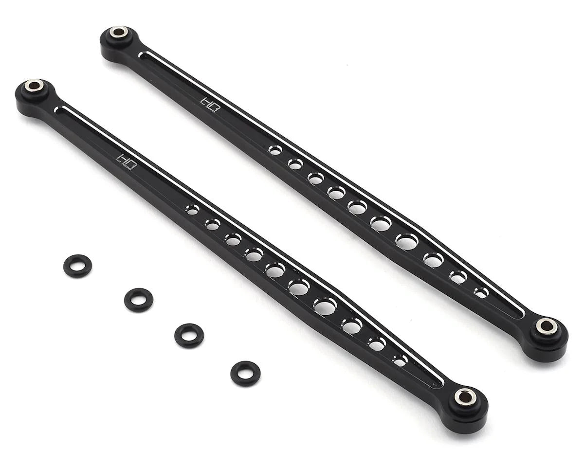 HOT RACING TUDR56U01 Aluminum Rear Upper Arms for Traxxas UDR (Black)
