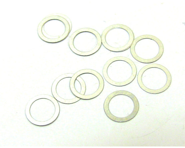 HOT RACING W5X Steel Shims, 5x6.4x0.1mm, (10pcs) m5x6.4x.1