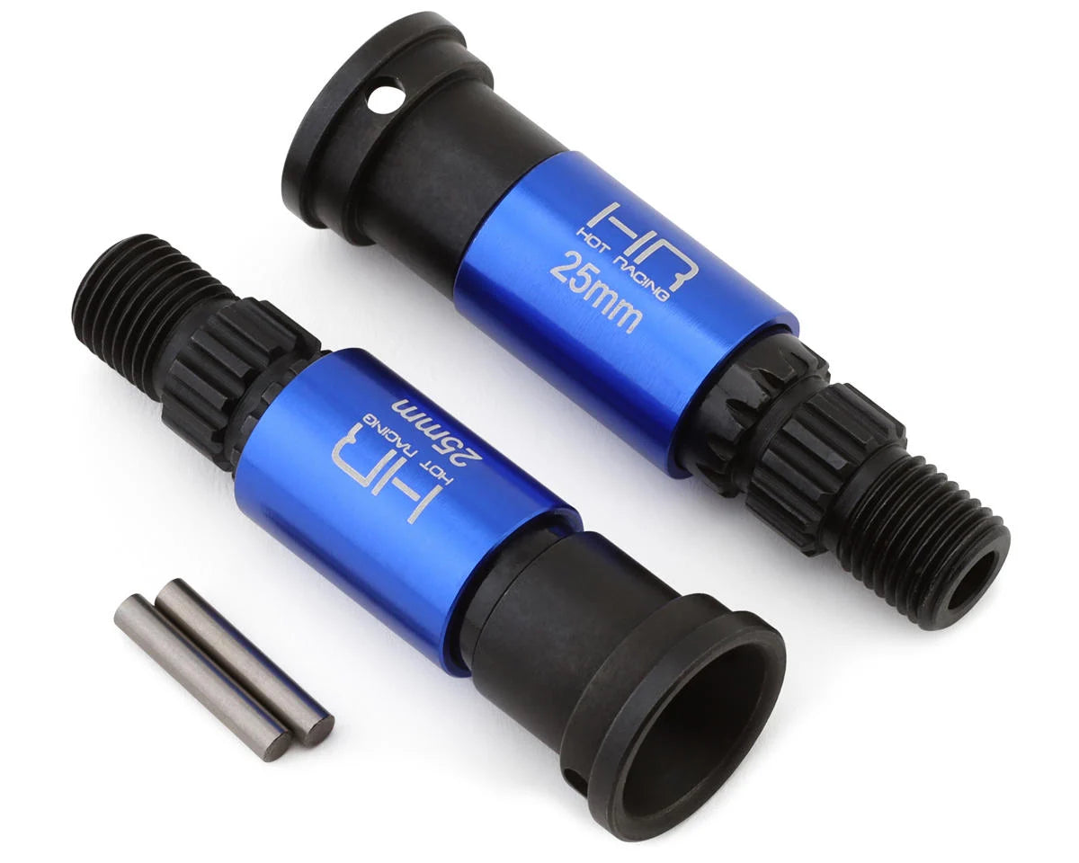 HOT RACING XRT288C25 Steel HD CV Drive Axles for Traxxas XRT/X-Maxx (2) (+25mm)