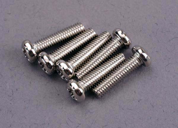 TRAXXAS 2561 Screw, 3x12mm roundhead machine (6)