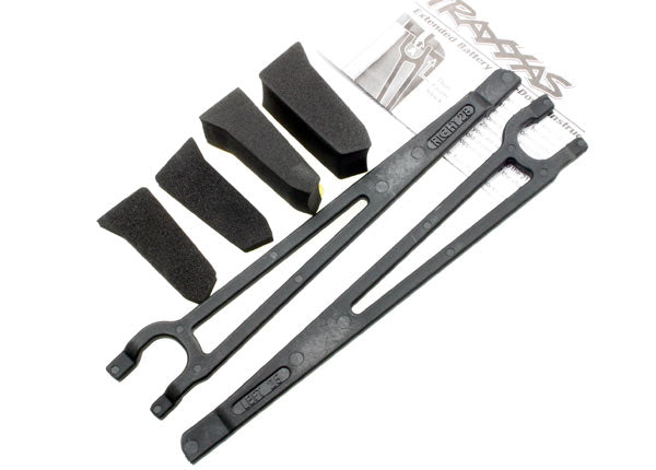 TRAXXAS 3927X Hold Downs Battery Left & Right E-Maxx