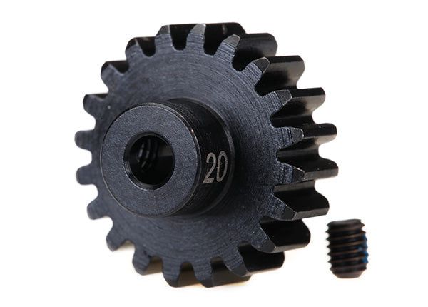 TRAXXAS 3950X Pinion Gear 32P 20T heavy duty machined, hardened steel w/ set screw