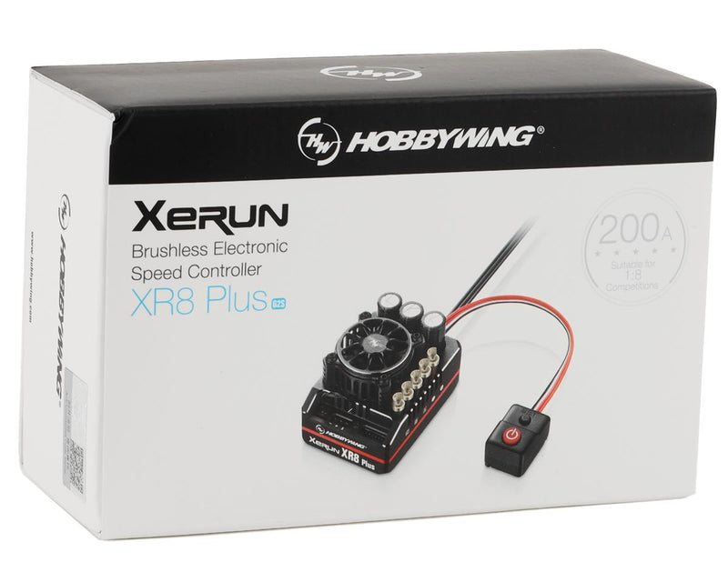 HOBBYWING 30113304 XeRun XR8 Plus G2S Sensored Brushless ESC (2-6S)