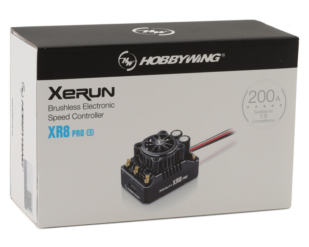 HOBBYWING 30113400 Xerun XR8 Pro G3 ESC; No connector