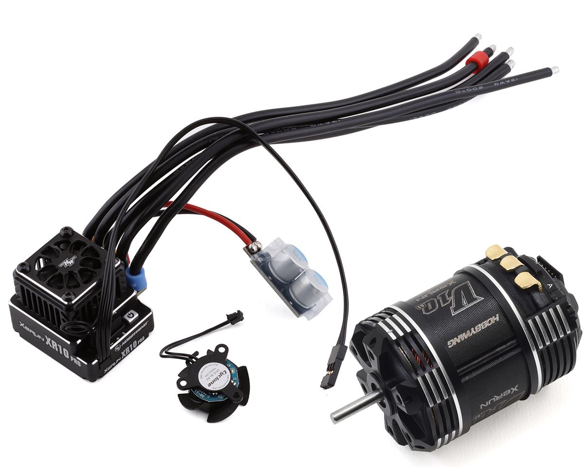 HOBBYWING 38020333 XR10 Pro G2S Sensored Brushless ESC/V10 G3 Motor Combo 8.5T