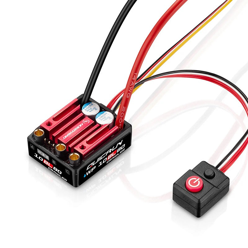 HOBBYWING 30108002 QUICRUN WP 10BL80 ESC for Crawlers