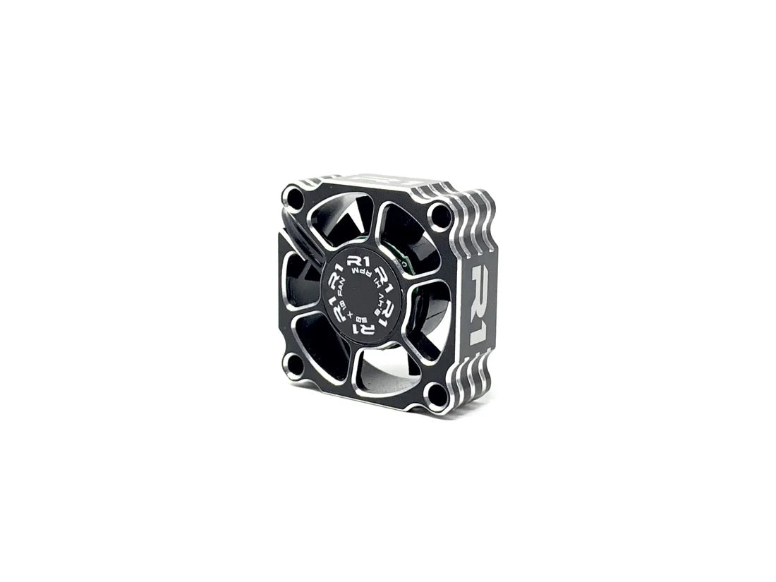 R1WURKS 060027 8.4V 6 Spoke Aluminum 30mm Low Profile ESC Fan