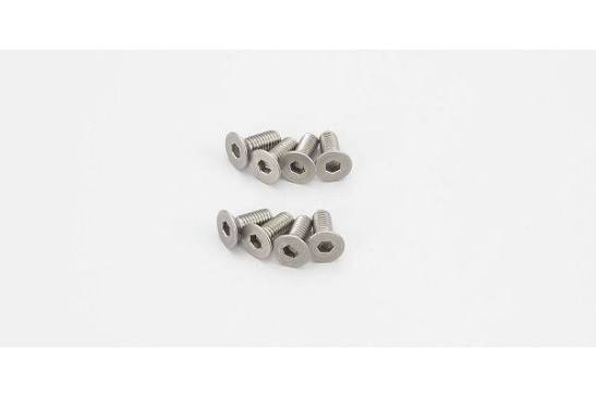 KYOSHO 1-S33008HT Flat Head Screw (M3x8) Titanium