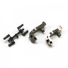 KYOSHO IFW436 Aluminum Front Hub Carrier Set(L,R/16deg/Gun Metal)