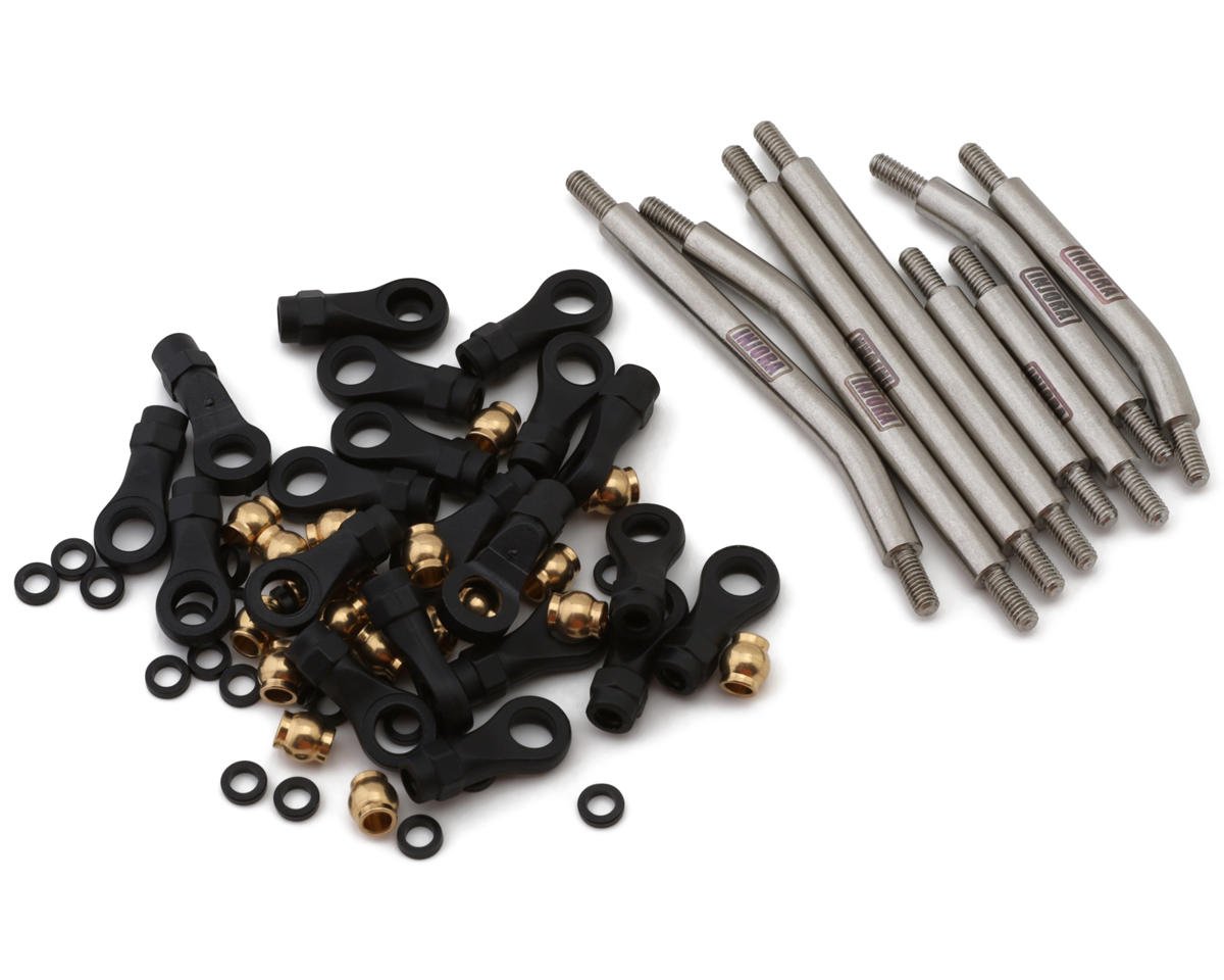 INJORA 4M-08SR Steel High Clearance Links Set for Traxxas® TRX-4M® (Defender®/Bronco®)