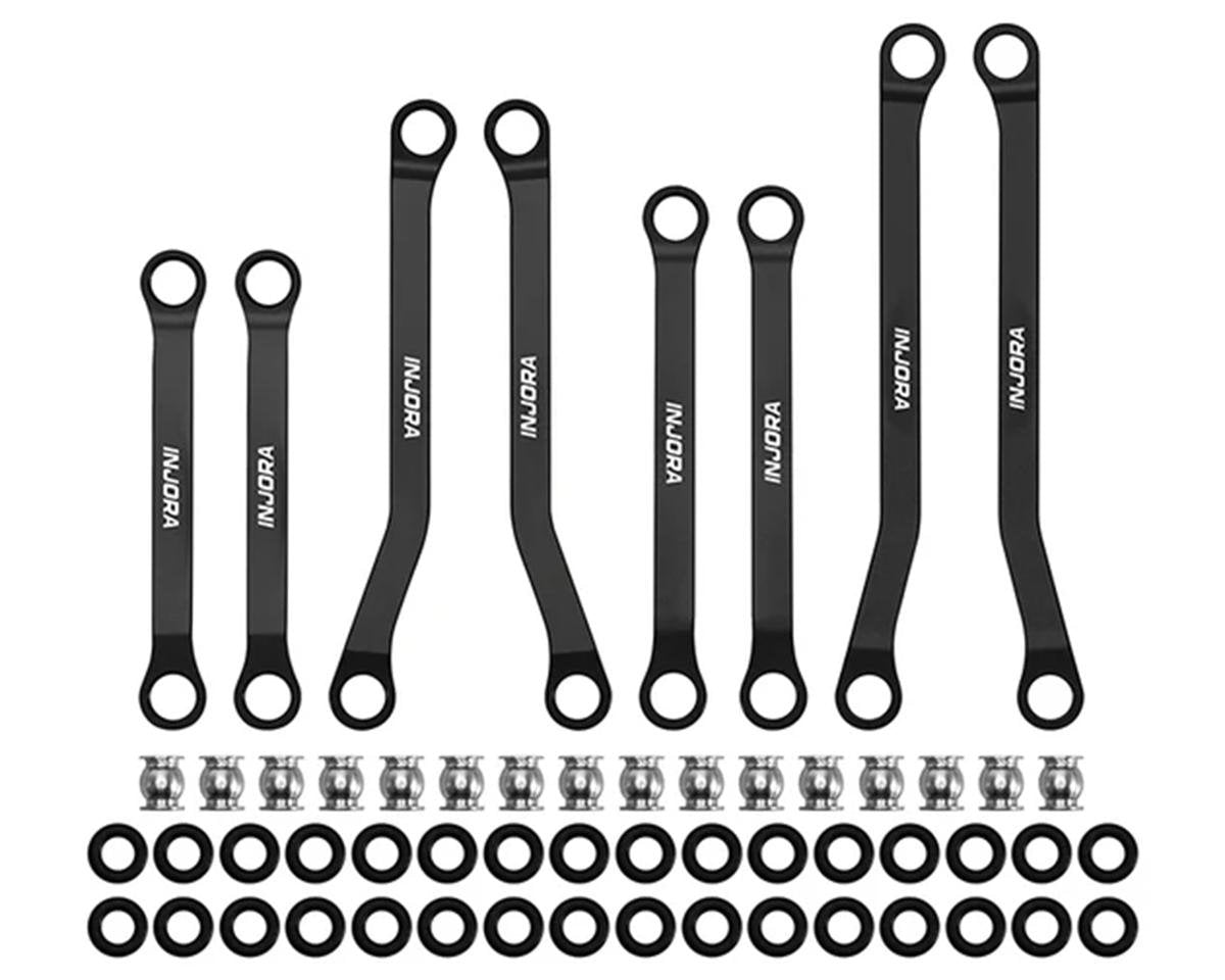 INJORA ASC32-04BK  Redcat Ascent-32 Aluminum High Clearance Suspension Links Set (Black)